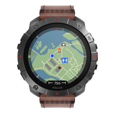 polar_grit-x2-pro-titan_autumn-leather_front_pois-on-map polar_grit-x2-pro-titan_autumn-leather_front_pois-on-map