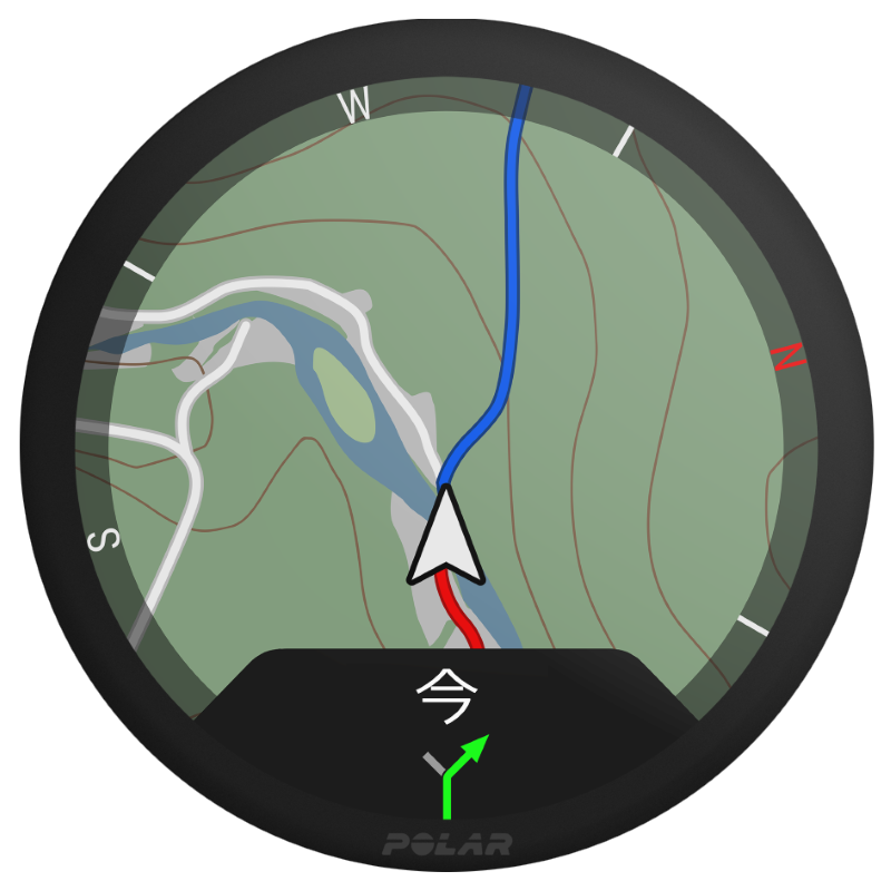 polar_gritx2_watch face_navigation polar_gritx2_watch face_navigation